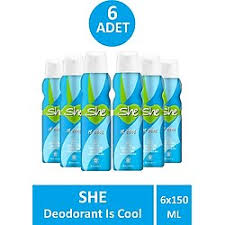 Deodorant She Cool 6 adet